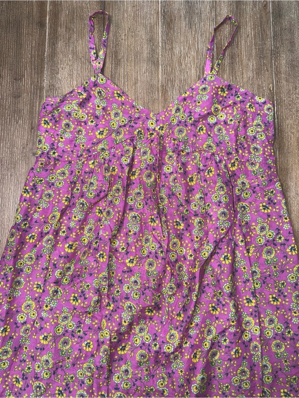 XIRENA Dani Sleeveless Midi Dress Pink Silk Blend Womens Size XS Floral Boho EUC - Picture 2 of 8
